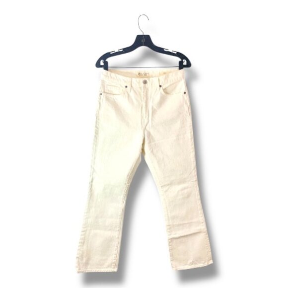 Nili Lotan White Boot Cut Denim — Sculptural Ease from NYC (Size 28) - Picture 4 of 17